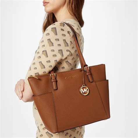 michael kors jet set tote tan|michael kors jet set travel.